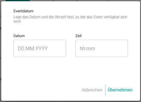 Eventdatum