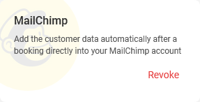 Revoke Mailchimp