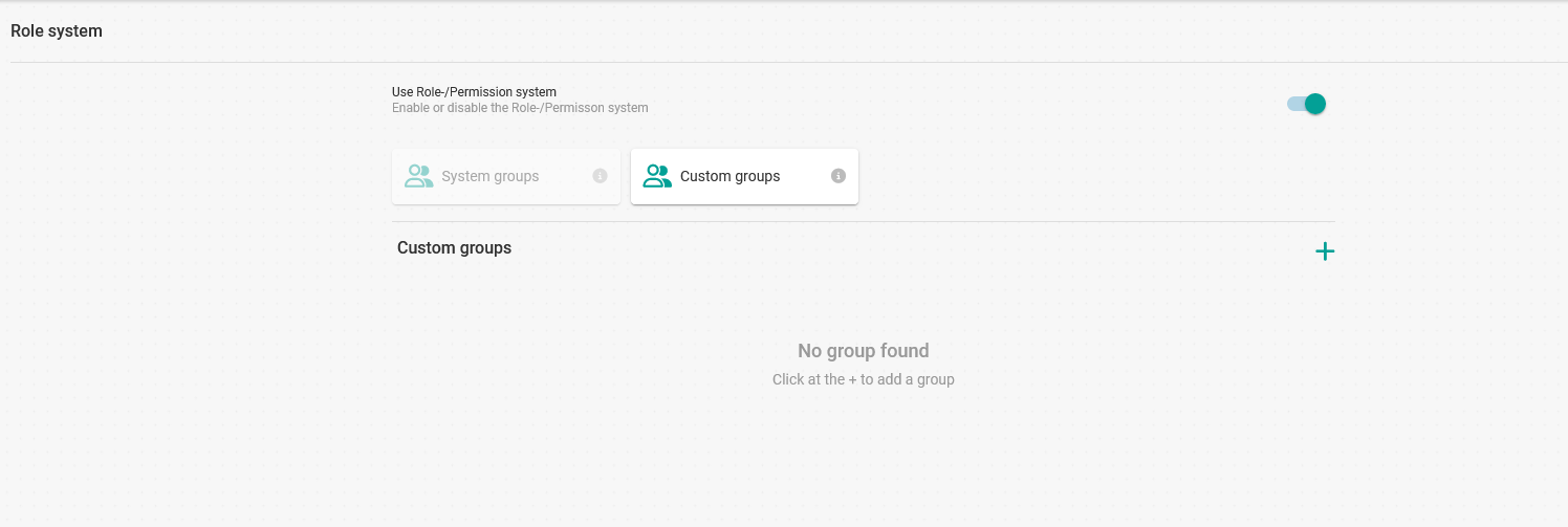 Creating custom groups